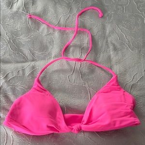 Pacsun LA Hearts Pink Bikini Top